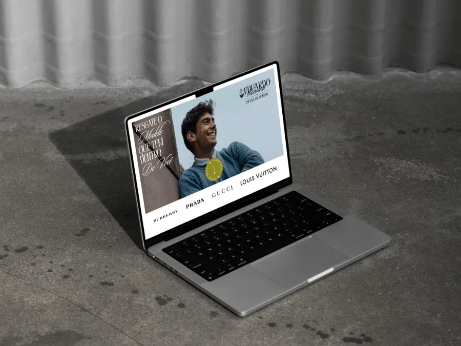 Eduardo Vasconcelo Modeling School, Web Design